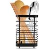 EXIN DEHCEN Scolaposate Nero, Cesto Portaposate in Acciaio Inox