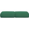 BIANCHERIAWEB Copriseduta per Divano Elasticizzato Antimacchia Genius in Tinta Unita Coppia 1 Posto Verde Oliva 1006