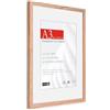 HIMEETIME® 1x Cornice Foto in Legno Quercia A3 29.7x42 cm,Passepartout 21x30cm,Cornice per foto 30x42 medie con vetro artificiale infrangibile - Solo per Espositore a Parete