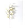 Generic Foglie di eucalipto artificiali a palo lungo, ramo di eucalipto in plastica per feste e decorazioni per la casa (bianco)