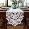 auons Runner da tavola in pizzo bianco per comò, sciarpa, centrini da tavolo all'uncinetto, eleganti tovagliette per casa, banchetti, matrimoni, festival, feste, 30,5 x 91,4 cm