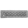 EUROSTYLE Set centrino Runner Striscia corredo da Tavolo Intagliato in Pizzo Macrame Art. alfiere in Poliestere (Striscia Runner, Grigio)