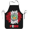 Generic Peru Peruvian Flag Unisex Grembiuli da Barbecue Professionale Grembiuli da Chef Lavabile in Lavatrice Grembiule da Cucina per BBQ Caffetteria Parrucchiere
