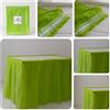 Orkidea Gonna da tavolo con tulle - Made in Italy - Dimensioni: 74 x 420 cm (verde)