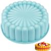 EXIN DEHCEN Stampo Silicone Torta, 20cm Stampi in Silicone Rotondi, Stampo Torta