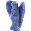 Ouubuuy Angelo di cristallo del blu Aventurina, piccola scultura dell'angelo custode, pietra di guarigione del cristallo, cristallo di guarigione del quarzo rosa, angelo fortunato del fascino 1.5 pollici