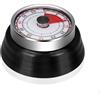 DragonX2 Temporizzatore da Cucina Timer Cucina Divertenti Timer Cucina Magnetico Timer del Forno Egg Timer per Cucina, Cottura, Cottura Al Forno, Nero(1-60 Minuti)