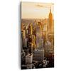 ARTTOR Quadri Moderni su Tela 65x120 cm Verticale Architettura Città - 2672 | New York Grattacieli Manhattan Quadro Decorativo Grande Soggiorno Camera da Letto Decorazione da Parete Arte da Parete ARTTOR