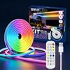 Maxled, Light is Led! Striscia LED Neon in Silicone 5M RGBIC Flessibile Tagliabile Impermeabile IP65 Controllo con App e Telecomando per TV Home Theatre Soggiorno Camera da Letto Cucina e Feste
