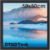 DTXDTech Cornice portafoto quadrata in legno, 50 x 50 cm, montaggio a parete, per poster da 50 x 50 cm, decorazione per camera da letto e soggiorno