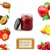 URMONA 12 Barattoli per Marmellata 120 ml, Vasetti Vetro con Tappo a Vite