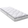 KNERST® Coprimaterasso Trapuntato 90x190 cm - Proteggi Materasso Traspirante - Lavabile fino a 95°C - Morbido Topper con 4 Elastici - Certificato Ökotex - Copertura Materasso