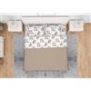 BIANCHERIAWEB Completo Lenzuola Letto in 100% Cotone Made Italy Disegno Gatti 25GI Matrimoniale Gatti 25GI