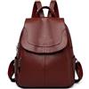 Generic ZBDZSW Zaino da Donna in Vera Pelle, Moda, Lusso, Zaino da Viaggio per Ragazze, Borse a Tracolla, Scuola, Pelle di Mucca