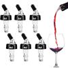 ACOMTUO 6 Pezzi Versatore Bottiglia 2cl +4cl, Misurino per Cocktail, Dosatore Cocktail, Versatori per Bottiglie, Universale Versatore Automatico Misuratore per Vino, Grappa, Cocktail e Olio