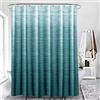 Xlabor Tenda da doccia sfumata 240 x 200 cm, impermeabile, tessuto antimuffa, per bagno, turchese, 180 x 200 cm