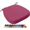 seokor Cuscini Per Sedia Cucina, 40x38/43x40/43x42cm Rimovibile Cuscino per Sedia,U-Shape Memory Foam Cuscini Per Sedia, Lavabile Cuscino per Sedia da Pranzo, for Interni Esterni Giardino(Color27,43x40x3cm)