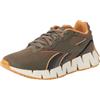 Reebok Zig Dynamica 4 Sneaker Unisex, Malta F23 Pure Grey 8 Corte Marrone F23 R, 45 EU