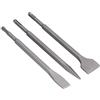 Generic Kit di Scalpelli in Acciaio Al Carbonio per Impieghi Gravosi per la Rimozione di Calcestruzzo e Piastrelle, 3 Punte per Trapano a Percussione Rotanti a Punta Piatta per Uso Industriale Ed (#1)