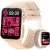 Yxtel Smartwatch Uomo Donna, Orologio Smartwatch Impermeabile IP68, Smart Watch con LED Torcia, Effettua/Risposta Chiamate, DIY Quadranti, 2 Cinturini, Contapassi e Monitor Sonno