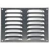 Steinberg14 Griglia di Ventilazione Rettangolare 260x190 mm - Griglie di Aerazione in Metallo Zincato - Serranda di Scarico dell'aria con Zanzariera - Copri Bocchetta Interna a Parete e a Soffitto
