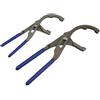 Upluxmira Pinza regolabile per la rimozione del filtro dell'olio, in acciaio al carbonio resistente, con motore piccolo per auto, camion, opzioni da 22,9 cm e 30,5 cm (30,5 cm, blu)