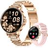 Fitonme Smartwatch Donna Rotondo, Display HD da 1,27, IP68, 2 Cinturini