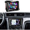 Inefala Autoradio per VW Golf 5 6 T5 Polo 6r Caddy Passat Touran Seat con 7'' Touchscreen, 2 DIN Radio Auto con Wireless CarPlay & Android Auto Mirror Link BT FM/AM/RDS EQ SWC MIC Telecamera di backup