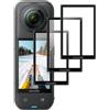Doxxvai Pellicole Protettive per Insta360 X5/X4, Pellicola Ibrida PMMA | 3 Pezzi, Infrangibile, Proteggi Schermo LCD HD 9H Antigraffio, Alta Trasparenza, Accessori per Insta360 X5/X4