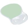 newplenty Tappetino per mouse ergonomico con cuscino in gel, tappetino per mouse con poggiapolsi, base antiscivolo, con poggiapolsi, poggiapolsi per computer laptop (verde chiaro)
