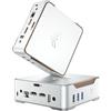 NiPoGi Mini PC 1024GB (1TB) M.2 SSD 16GB DDR4, 12a generazione Ιntel Alder Lake-Ν95 (fino a 3, 40GHz) Mini computer desktop, 2, 5'' SATA SSD, 2xHMDI+VGA 4K Triple Display per Scuola/Casa/Ufficio