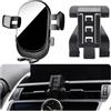 MikeHam Supporto per telefono da auto per Lexus NX (2015-2021 NX200t / NX300 / NX300h) - Supporto per telefono cellulare con blocco automatico per iPhone e tutti gli smartphone