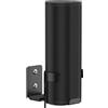 notiela Supporto da parete per altoparlanti in metallo aggiornato per Sonos Roam 2/Roam SL/Roam Mount Bracket altoparlanti facile da installare per Sonos Roam Supporto da parete per un suono migliore, nero