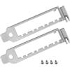 LT Easiyl Staffa A Basso Profilo per Scheda di Rete da 2 Pezzi con 4 Viti Compatibile con Intel X710-DA4 I350-F4