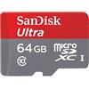 SanDisk - memoria micro SD Ultra 64 GB, Android
