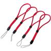 trage.band® cordino da collo/lanyard, robusto e regolabile, 4 pz. rosso