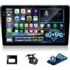 NHOPEEW 4+64G Autoradio per Citroen Berlingo 2015-2018/Peugeot Partner 2008-2019 con Carplay Android Auto - Schermo incell da 9 pollici Supporto WiFi GPS Comandi al volante + Telecamera di retromarcia