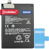 MOBILEX Batteria BM4W per Xiaomi Mi 10T Lite 5G / Mi 10i 5G / Redmi Note 9 Pro 5G | 4820mAh - OEM | Ricambio interno con adesivo | Ricarica rapida | Capacità originale
