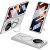COQUE Custodia per Honor Magic V6 con Pellicola Temperata,Guscio All-Inclusive Pieghevole incernierato,Cover Telefono Pieghevole per Honor Magic V6 5G-Argento