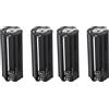 Remingtape 4 pezzi supporto batteria nero per 3 batterie AAA da 1,5 V torcia torcia elettrica