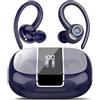 Csasan 2024 Cuffie Wireless In Ear, Cuffie Senza Fili Auricolari Bluetooth 5.3, Cuffie Bluetoth Sport con HD Mic CVC8.0 Cancellazione Rumore, USB-C