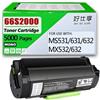 Generic 66S2000 Toner compatibile con stampanti Lexmark MS531 MS631 MS632 MX532 MX632, ricambio per cartuccia toner 66S1000, ad alta resa, ideale per stampe ad alto volume