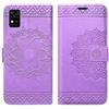 betterfon ZTE Blade A51, custodia a libro Blade A51, custodia a portafoglio in pelle PU con scomparto per carte di credito, funzione leggio, compatibile con Blade A51, viola
