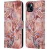 Head Case Designs Licenza Ufficiale Nature Magick Rosa Oro Sirena Rosa Oro Marmoreo Custodia Portafoglio in Pelle Compatibile con Apple iPhone 15 Plus