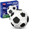 EduPlayte Set di Mattoncini da Costruzione da Calcio, Mattoncini 3D Costruzione Calcio Kit, 800+ Blocchi Classici, Micro Calcio, Blocchi da Costruzione per Adulti e Bambini