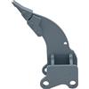 Levigo Secchio di simulazione dell'escavatore del acciaio al carbonio RC per il doppio Eagle E111/E010/EC160, escavatore idraulico RC che scava gli accessori di aggiornamento del suolo