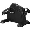 Mini Cyclette Portatile Per L'allenamento Di Gambe Per Braccia Con Display Lcd, 35 X 40 X 31 Cm, Nero