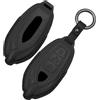 TECART Portachiavi adatto per Lamborghini Urus Huracán Revuelto Gallardo Aventador in pelle Smart custodia chiave auto 3 tasti accessori auto - Nero