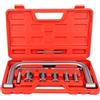 OiLiehu Compressore Molle Valvole Universale 10-TLG, Kit Attrezzo per la Compressione delle Valvole per Motori Piccoli, Auto e Moto