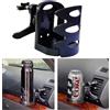 WDEC Portabicchiere per Auto, Universale Auto Portabevande, Regolabile, Montaggio su Bocchette Aerazione, per Tazze Thermos, Tazze da Caffè, Lattine per Bevande, Auto Portabicchieri